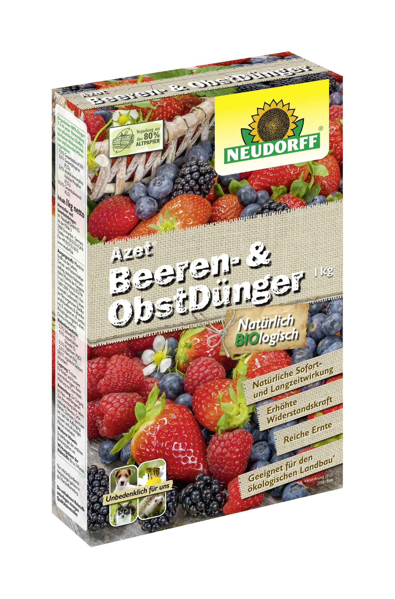 Azet Beeren- Und ObstDünger (1 Kg) | Dünger Von Neudorff 3 Azet Beeren- Und ObstDünger (1 Kg) | Dünger Von Neudorff