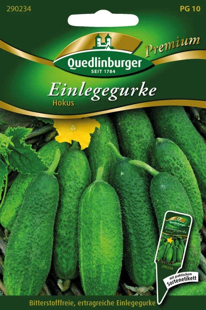 Einlegegurke Hokus | Einlegegurkensamen Von Quedlinburger 3 Einlegegurke Hokus | Einlegegurkensamen Von Quedlinburger