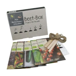 Beet-Box &quot;Für Balkonien-Urlauber&quot; | BIO Gemüsesamen-Sets Von Samen Maier -Compo || Elho || Pegasus Verkäufe 536708 BIO Beet Box Fuer Balkonien Urlauber BB08 sm 0