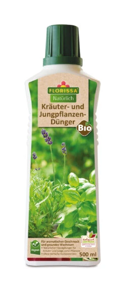 Kräuter- Und Jungpflanzendünger (500 Ml) | BIO Flüssigdünger Von Florissa -Compo || Elho || Pegasus Verkäufe 550725 BIO Kraeuter und Jungpflanzenduenger 500 ml 58653 fa 0