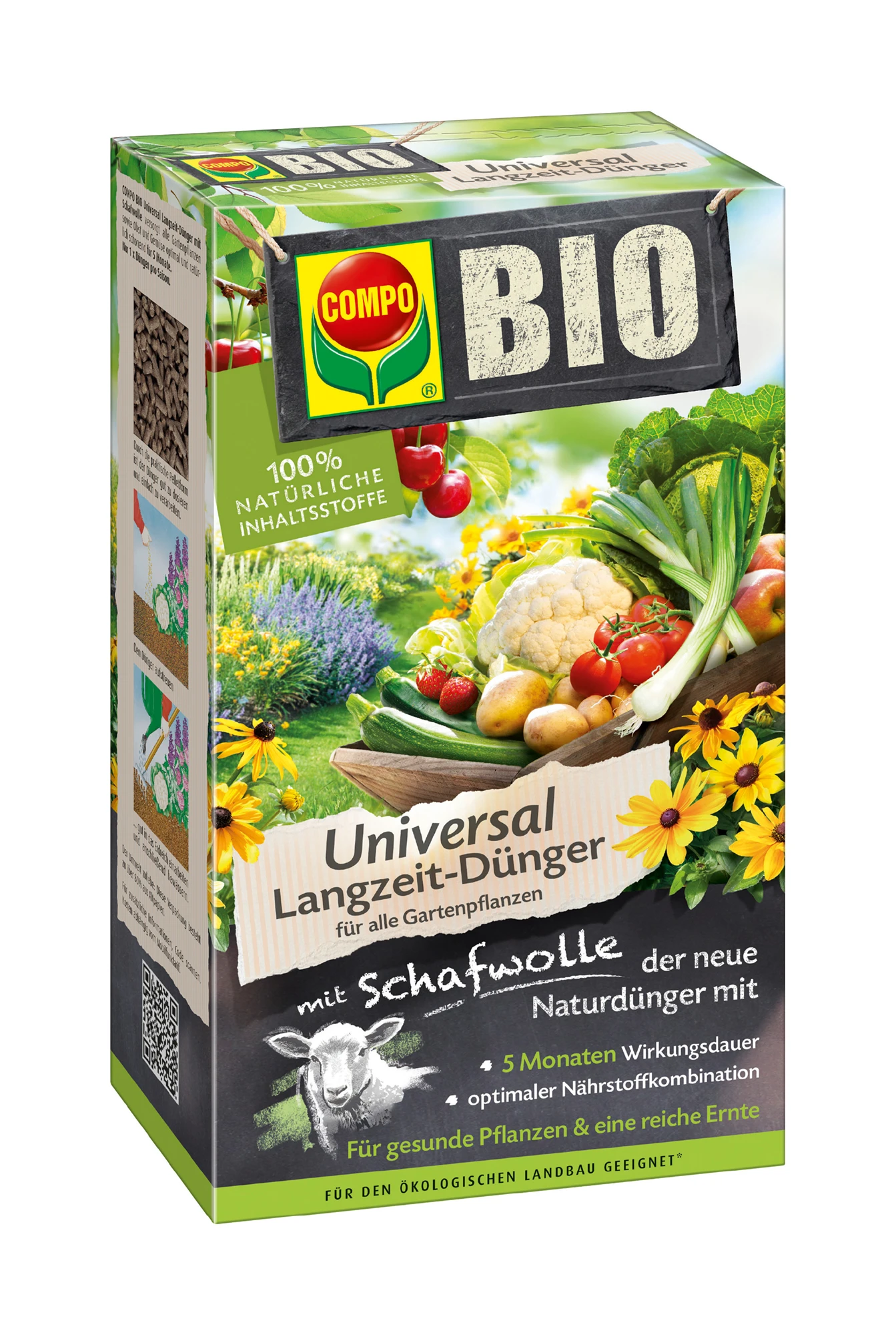 Universal Langzeit-Dünger Mit Schafwolle (2 Kg) | BIO Dünger Von COMPO 3 Universal Langzeit-Dünger Mit Schafwolle (2 Kg) | BIO Dünger Von COMPO