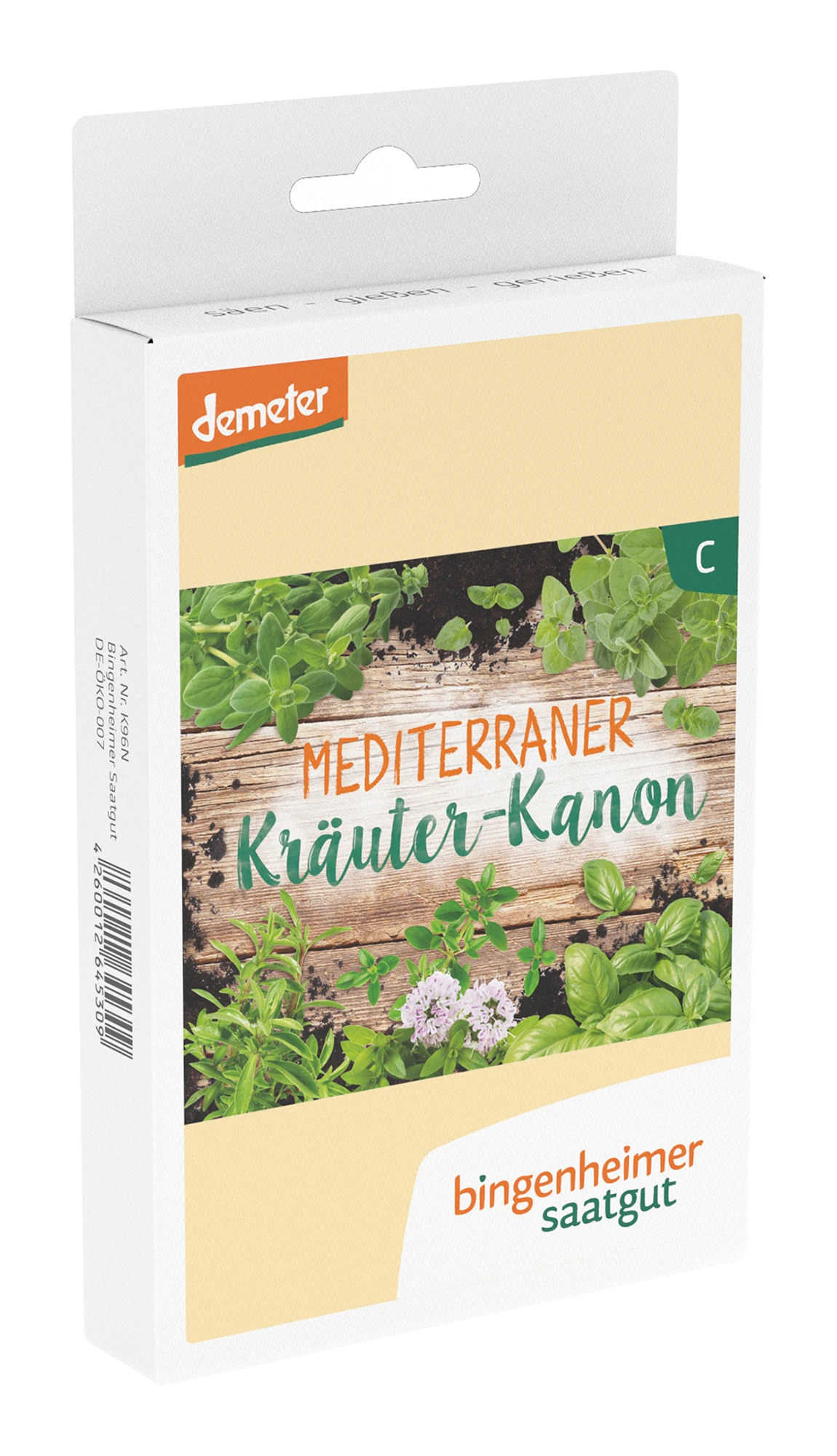 Mediteraner Kräuter-Kanon - Saatgutbox | BIO Kräutersamen-Sets Von Bingenheimer Saatgut 3 Mediteraner Kräuter-Kanon - Saatgutbox | BIO Kräutersamen-Sets Von Bingenheimer Saatgut