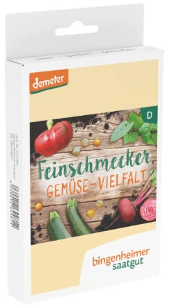 Feinschmecker-Gemüse-Vielfalt - Saatgutbox | BIO Gemüsesamen-Sets Von Bingenheimer Saatgut