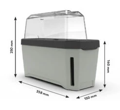 HARRY HERBS Kräutertopf Hellgrau | Kräutertöpfe Von Gusta Garden -Compo || Elho || Pegasus Verkäufe 560334 HARRY HERBS hellgrau 100B10 gg 9