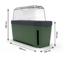 HARRY HERBS Kräutertopf Dunkelgrün | Kräutertöpfe Von Gusta Garden -Compo || Elho || Pegasus Verkäufe 560338 HARRY HERBS dunkelgruen 103B10 gg 9